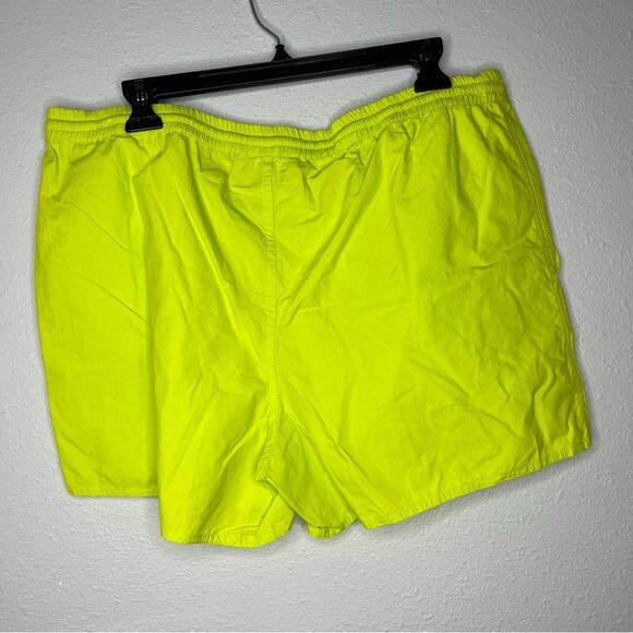 New BP Neon Lime Green Drawstring Cotton Shorts Women's size S - Picture 2 of 3
